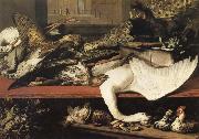 Still life with Poultry and Venison Frans Snyders
